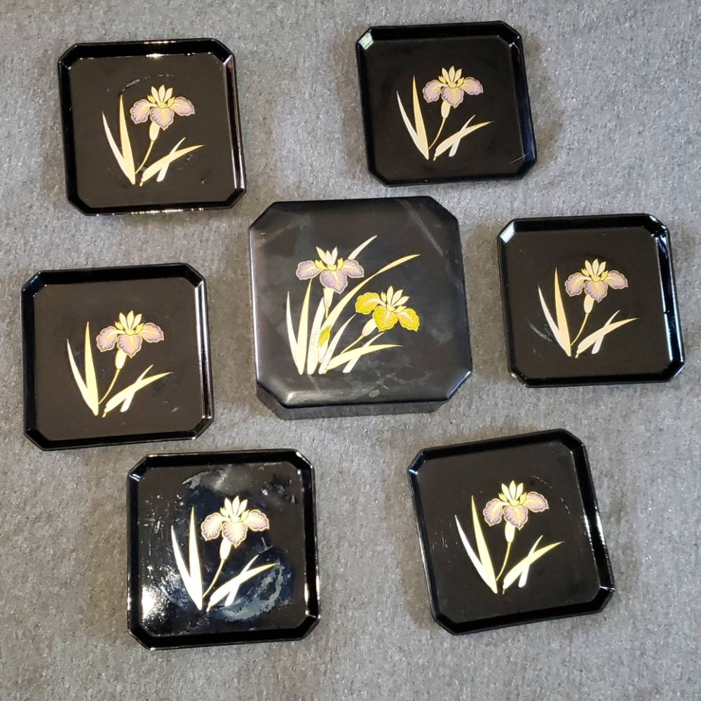 Japanese Laquered Coasters
